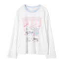 Women’s Japanese style long sleeve t-shirt front view