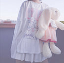 Women’s Japanese style long sleeve t-shirt front view